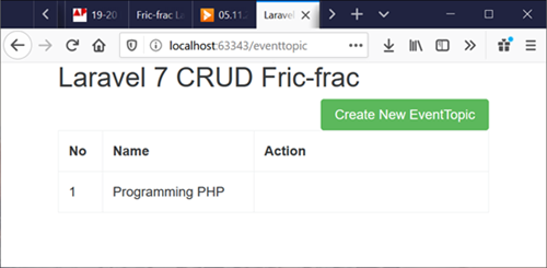 fric-frac-laravel EventTopic index after create view
